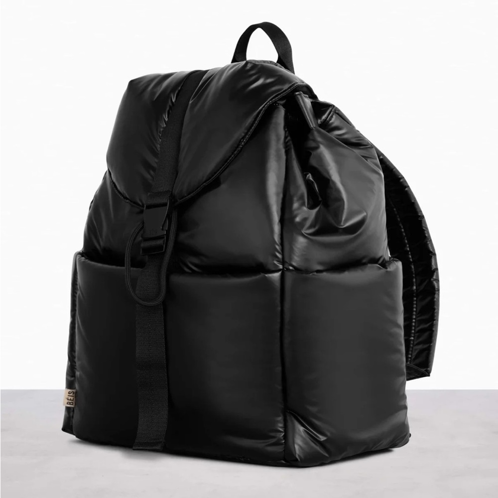 BEIS black cargo backpack like new!